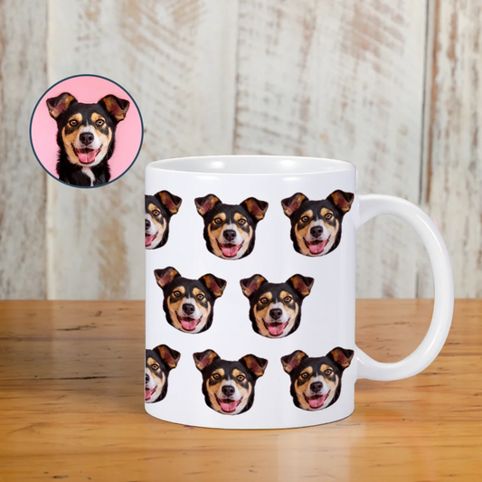 Personalised Custom Pet Face Mug