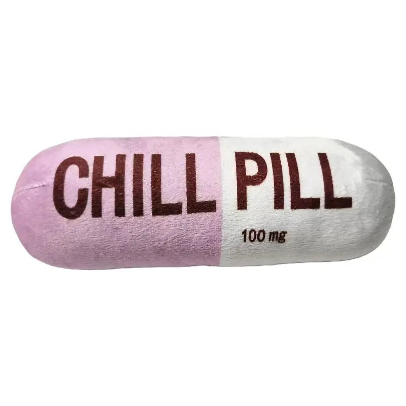 Chill Pill Plush Squeak Dog Toy