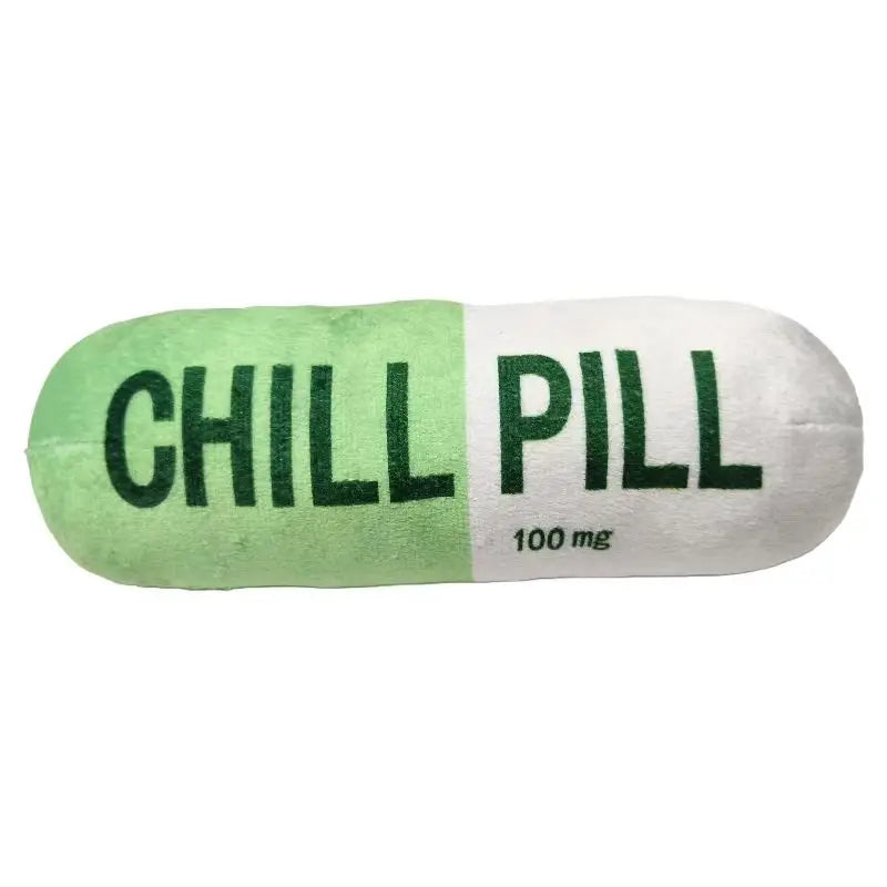 Chill Pill Plush Squeak Dog Toy